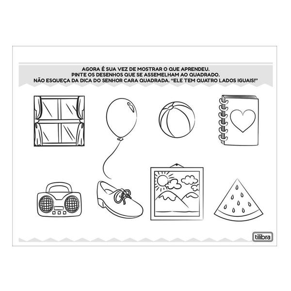 Imagem de Caderno de Atividades Formas Geométricas Académie 20 Folhas - Tilibra