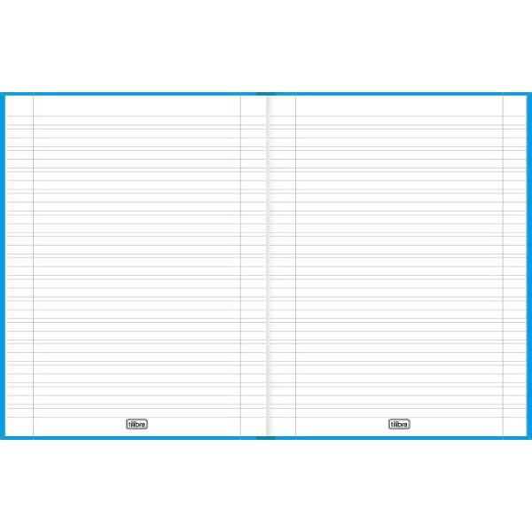 Imagem de Caderno de Caligrafia Brochura Capa Dura Universitário D+ Azul 96 Folhas