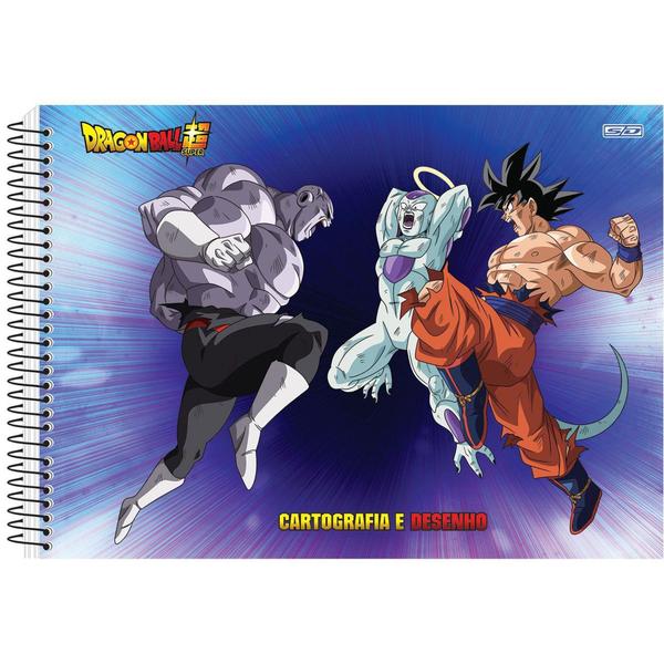 Imagem de Caderno de Cartografia e Desenho C.D Dragon Ball 60 Fls - SD - São Domingos