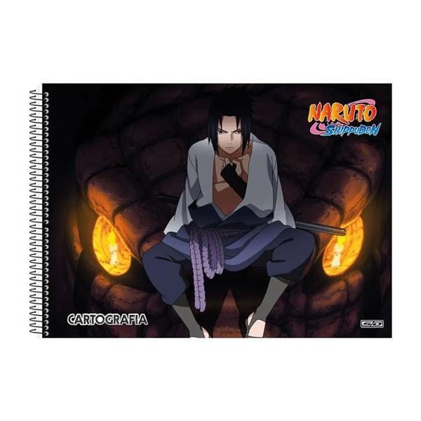 Imagem de Caderno De Desenho Cd Esp Adesivado 60fls Naruto