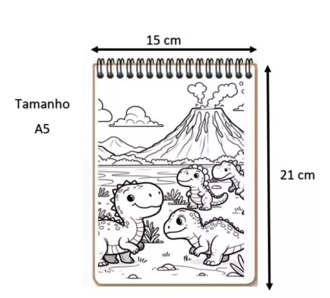 Imagem de Caderno de Desenho Colorir e Pintar / 300 Desenhos