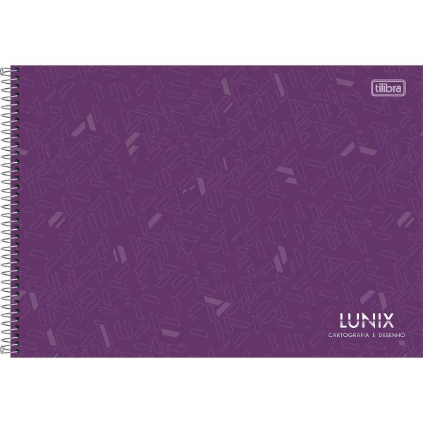 Imagem de Caderno de Desenho e Cartográfia CD Lunix 60 Folhas Tilibra