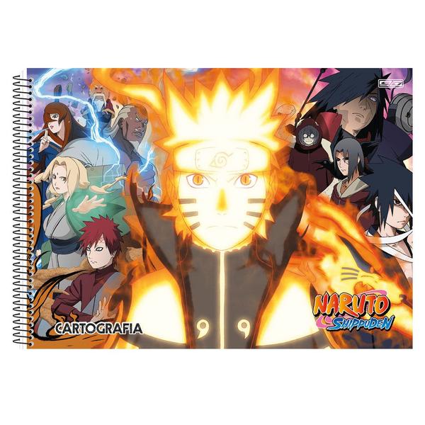 Imagem de Caderno De Desenho E Cartografia Naruto 60F - Sd