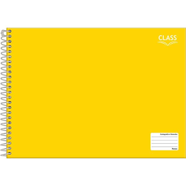 Imagem de Caderno de desenho Foroni class cores espiral 80 folhas