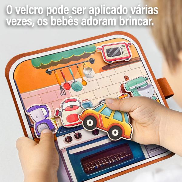 Imagem de Caderno de Desenho Infantil Mágico Livro Educativo de Pintar Montessori Sensorial Coordenação