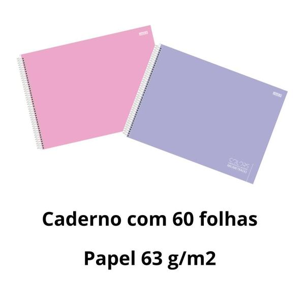 Imagem de Caderno de Desenho milimetrado Colors 60F (20x27,5cm) 