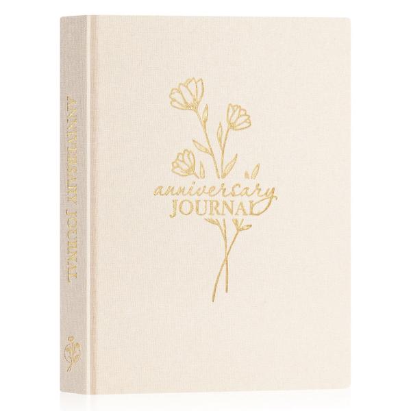 Imagem de Caderno de diário Lanpn Wedding Anniversary Linen 190 páginas