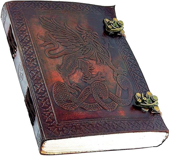 Imagem de Caderno de diário MONTEXOO Leather Dragon 15 x 20 cm 220p