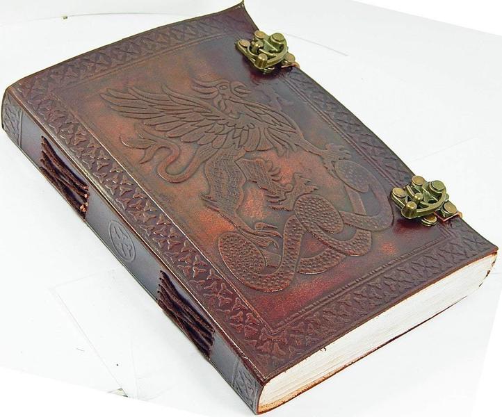 Imagem de Caderno de diário MONTEXOO Leather Dragon 15 x 20 cm 220p