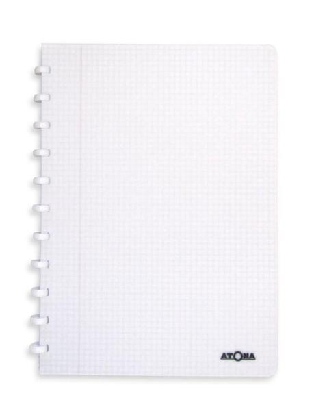 Imagem de Caderno De Discos Atoma Poly A5 Branco Quadriculado