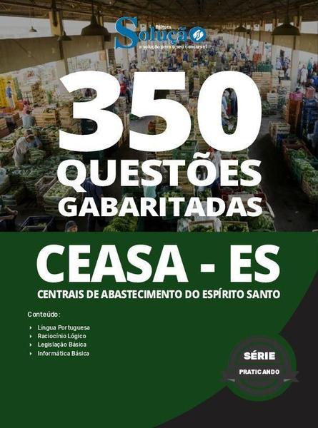 Imagem de Caderno De es Ceasa Es 2024 - Questões Gabaritadas