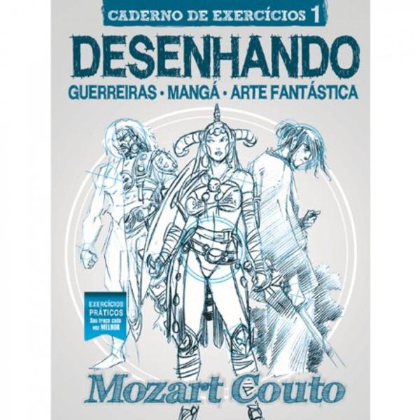 Imagem de Caderno de Exercícios Desenhando Guerreiras Mangá