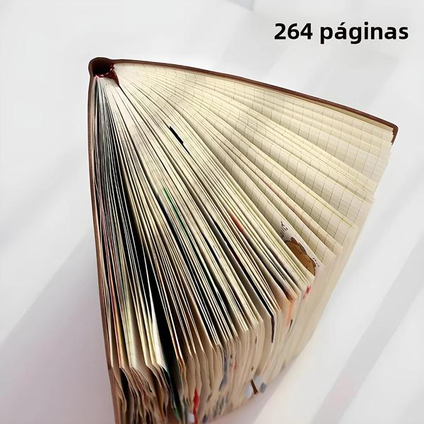 Imagem de Caderno de Grade A5 (80GSM) - 264 Páginas em Papel Xadrez para Viagem, Escola e Escritório