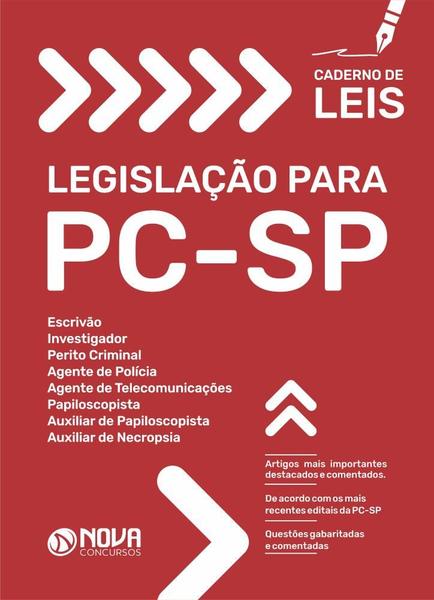 Imagem de Caderno de Leis da PC-SP