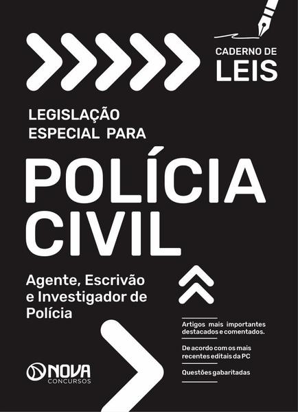 Imagem de Caderno de Leis para a Polícia Civil