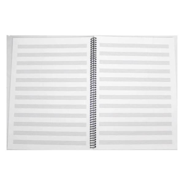 Caderno de musica univ 40 folhas capa flex c/02un - jandaia Imagem de Caderno de musica univ 40 folhas capa flex c/02un - jandaia