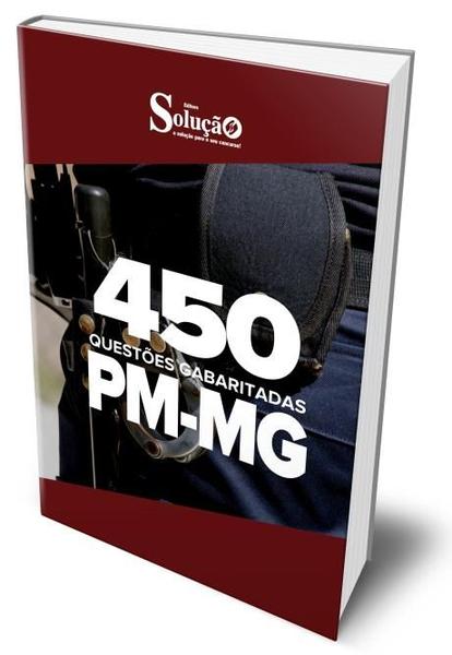 Imagem de Caderno de Questões PM-MG - 450 Questões Gabaritadas