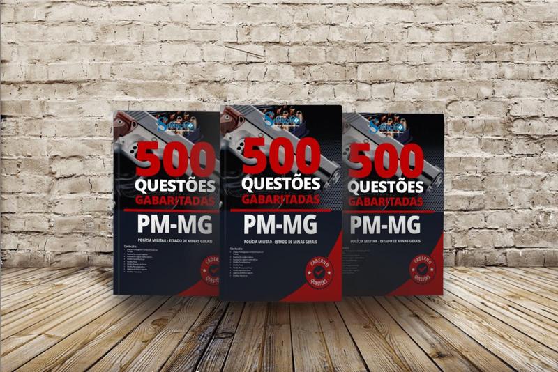 Imagem de Caderno De Questões Pm-Mg - 500 Questões Gabaritadas