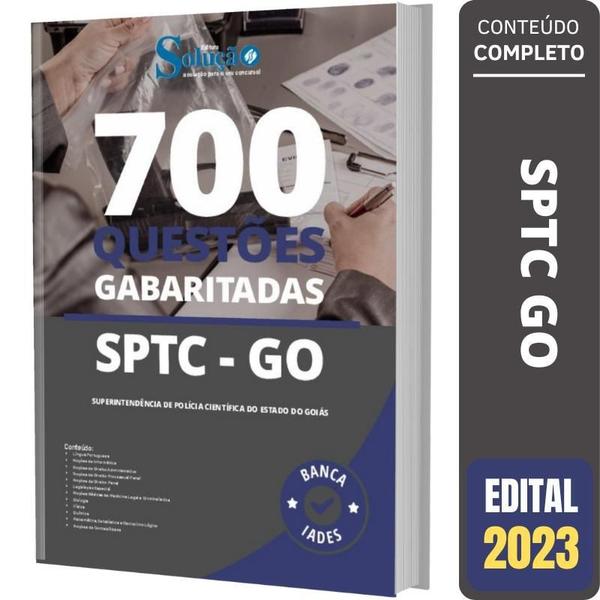 Imagem de Caderno De Questões Sptc-Go - Perito Criminal 3 Classe