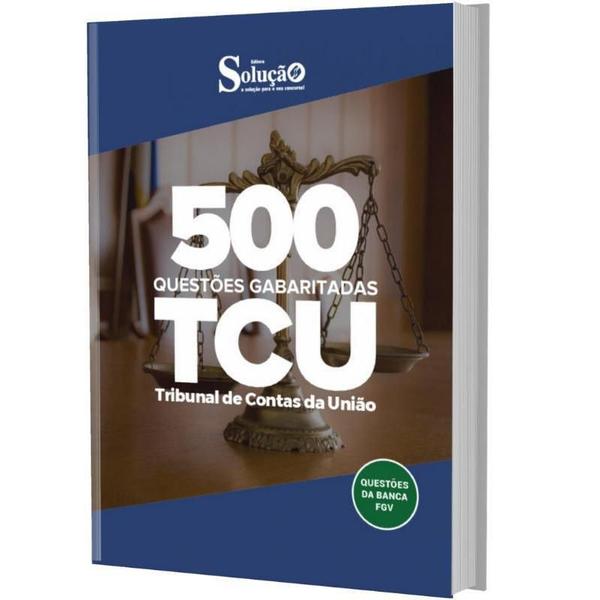 Caderno De Testes Concurso Tcu - Tribunal De Contas Da União - Editora Solucao Imagem de Caderno De Testes Concurso Tcu - Tribunal De Contas Da União