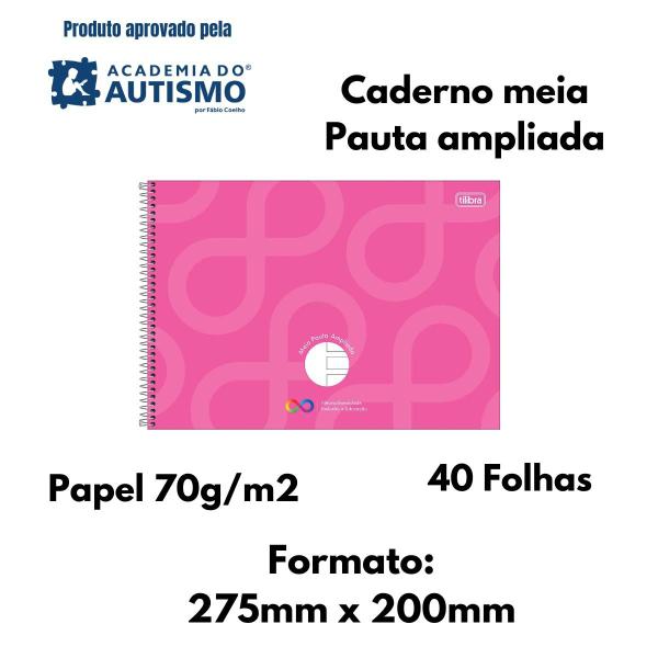 Imagem de Caderno desenho esp 40f grande meia pauta ampliada tilibra