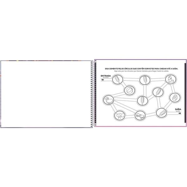 Imagem de Caderno Desenho UNIV Capa Dura Sapeca 48FLS. Feminino