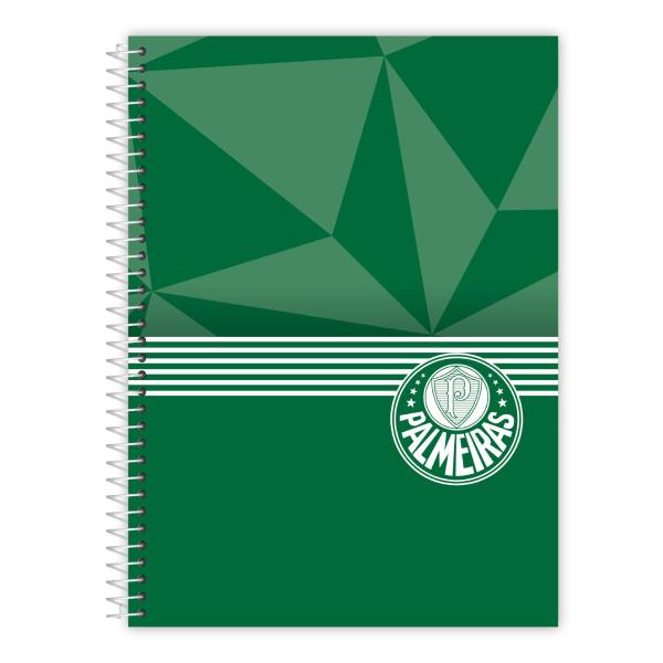 Imagem de Caderno Do Capa Dura Palmeiras Espiral 1 Matéria 80F Escolar