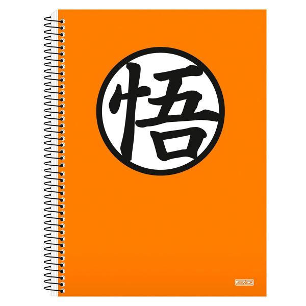 Imagem de Caderno Dragon Ball Laranja 10 Matéria 160 Folhas