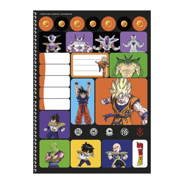 Imagem de Caderno Dragon Ball - Personagens - 80 Folhas - São Domingos