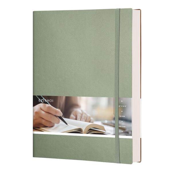 Imagem de Caderno EMSHOI Dotted Journal B5 Grande 192 páginas verde