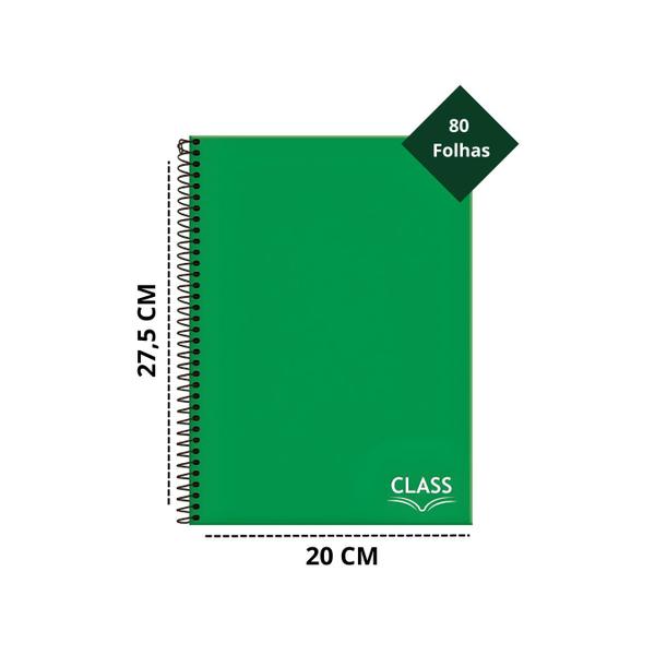 Imagem de Caderno Escolar Class Universitario Class 1 Materia Cores