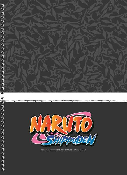 Imagem de Caderno Escolar Espiral Universitário Anime Naruto Capa Dura 1 Matéria 80 Folhas - São Domingos