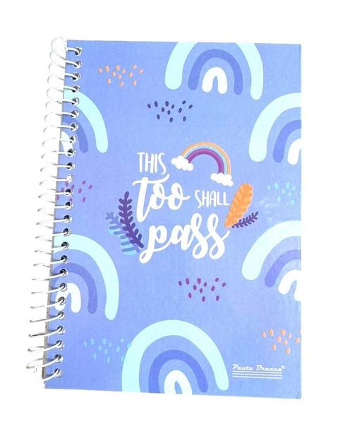 Imagem de Caderno Espiral 1/4 Capa Dura 96Fls Pacote Sortidos Kit 5Un