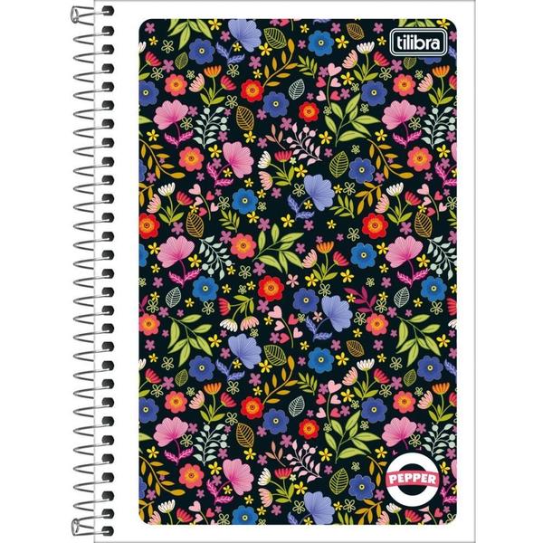 Imagem de Caderno Espiral 1/4 Flexivel Pepper 80FLS.