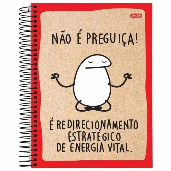 Imagem de Caderno espiral 160f 10 materias flork - jandaia