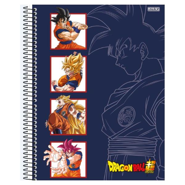 Imagem de Caderno espiral 1x1 80f dragon ball - sao domingos