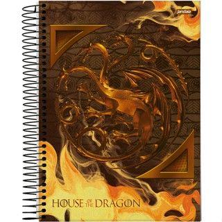 Imagem de Caderno Espiral Capa Dura 20 Matérias House of the Dragon 320fls Jandaia