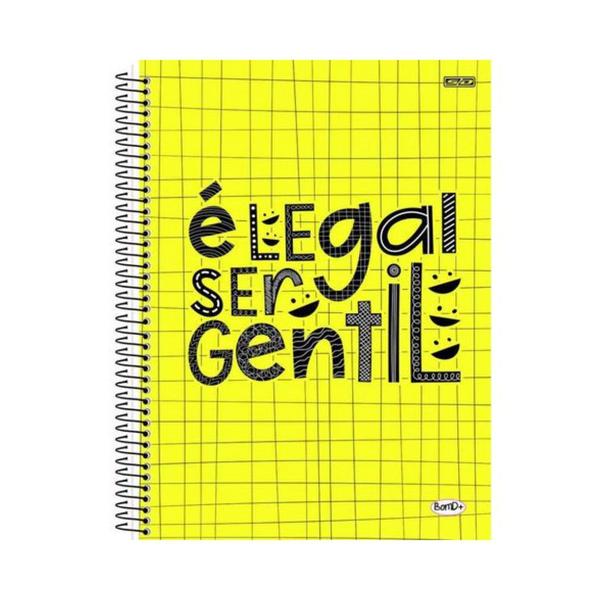 Imagem de Caderno Espiral Capa Dura Bom D+  Feminino 80 Folhas São Domingos