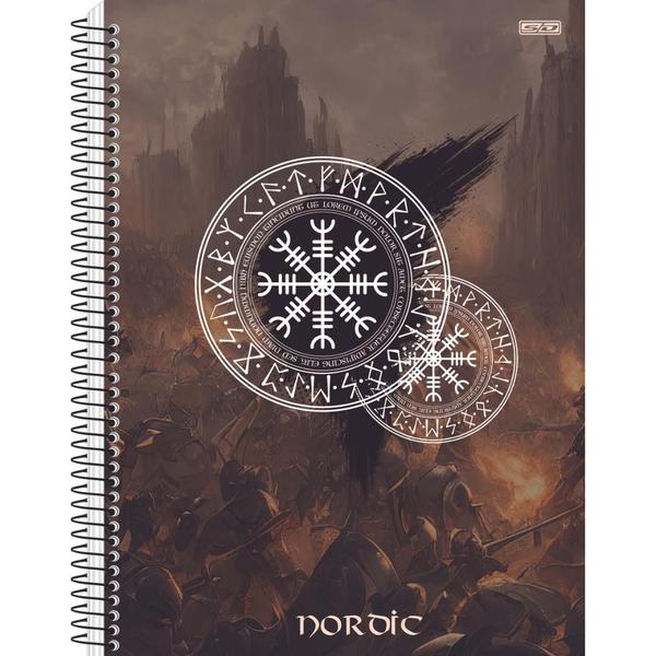 Imagem de Caderno Espiral Capa Dura Nordic 80 Folhas São Domingos