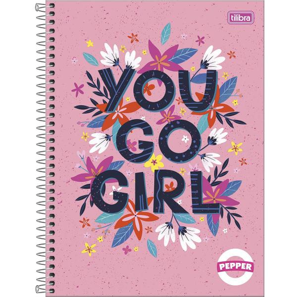 Caderno Espiral Capa Dura Universitário 1 Matéria (80 Folhas) ou 10 Matérias (160 Folhas) Pepper Feminino Tilibra Imagem de Caderno Espiral Capa Dura Universitário 1 Matéria (80 Folhas) ou 10 Matérias (160 Folhas) Pepper Feminino Tilibra
