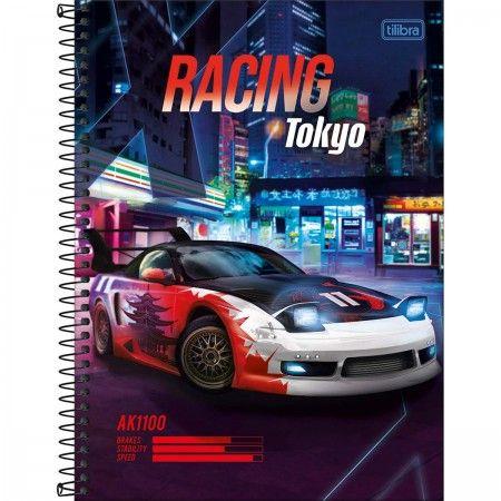 Imagem de Caderno Espiral Capa Dura Universitário 1 Matéria X-Racing 80 Folhas