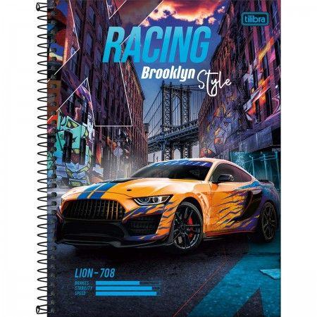 Imagem de Caderno Espiral Capa Dura Universitário 1 Matéria X-Racing 80 Folhas