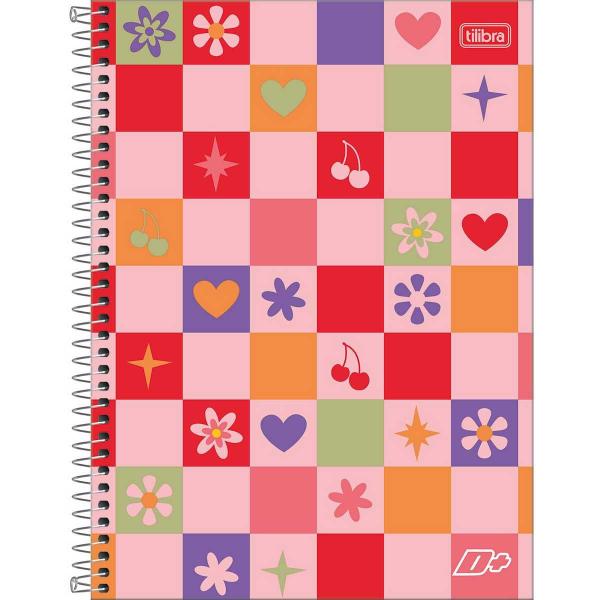 Imagem de Caderno espiral cd 96fls d+ feminino tilibra