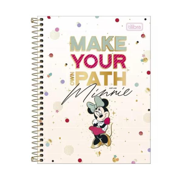 Imagem de Caderno Espiral Colegial Capa Dura Minnie 80 Fls Tilibra