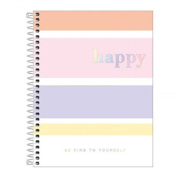 Imagem de Caderno espiral colegial happy colors 80 folhas tilibra