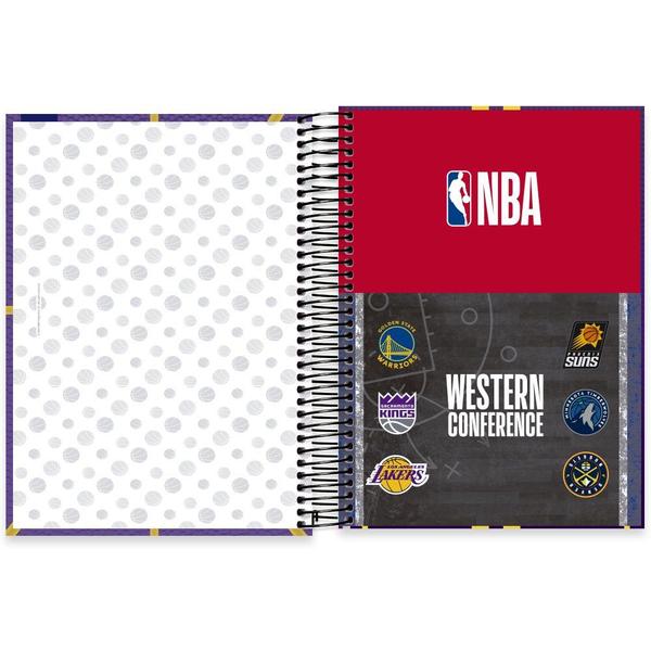 Imagem de Caderno Espiral LA Lakers 160fls Spiral