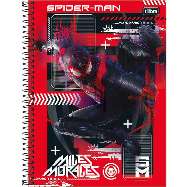 Imagem de Caderno Espiral Spider Man Capa Dura 1 Matéria 80 Folhas