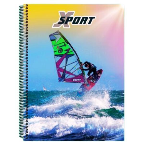 Imagem de Caderno Espiral Sport 400 Folhas Com Arame Capa Dura 20 Mat