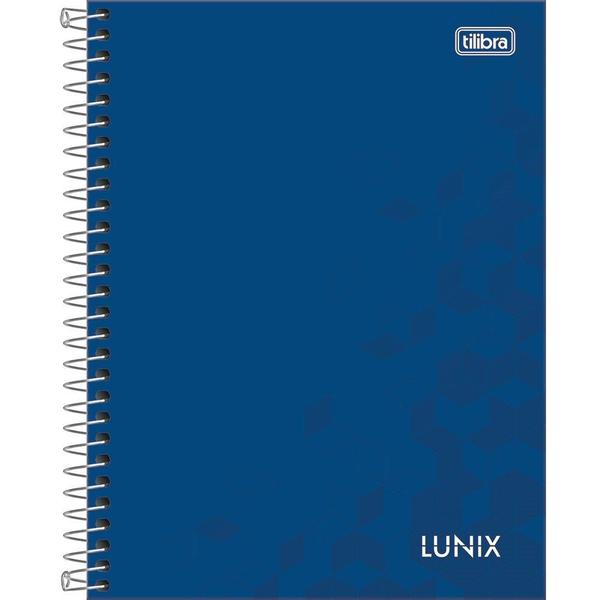 Imagem de Caderno Espiral Tilibra Colegial Capa Dura Lunix 1 Matéria 80 Folhas - Embalagem com 4 Unidades