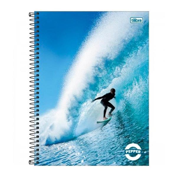 Imagem de Caderno Espiral Tilibra Universitário Capa Dura Pepper Masculino 20 Matérias 320 Folhas - Embalagem com 2 Unidades